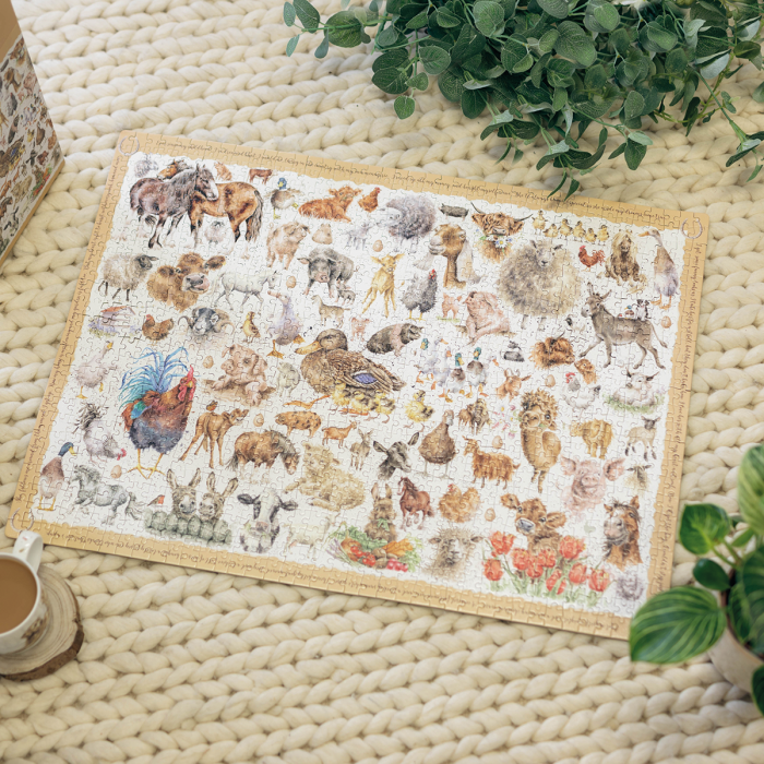 Wrendale Puzzle Farmyard Friends