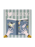 Forever Booked Heart Ceramic Coaster