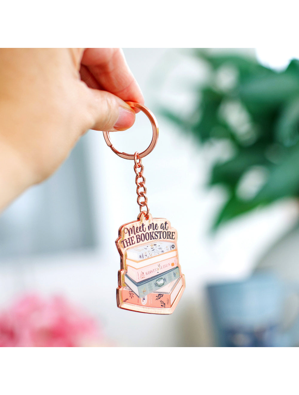 Forever Booked Book Store Keychain
