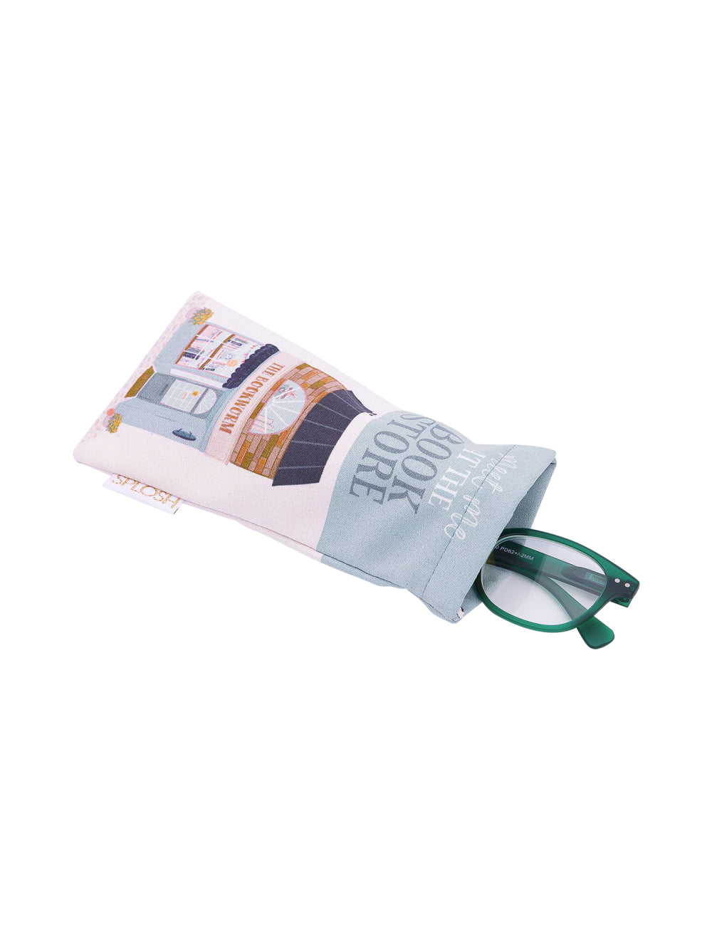 Forever Booked Book Store Glasses Case