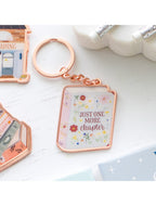 Forever Booked One More Chapter Keychain