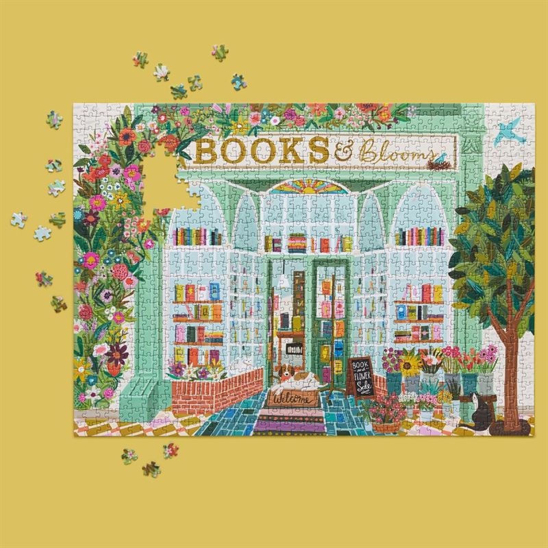 Books & Blooms 1000p Puzzle