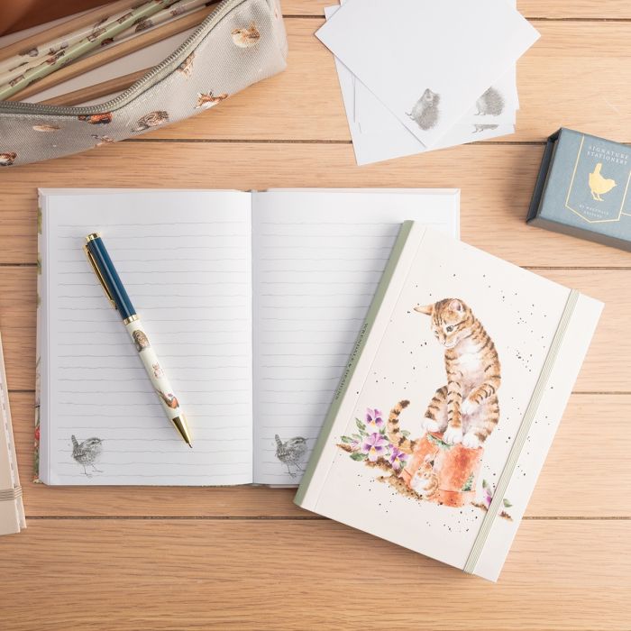 Wrendale B6 Flexi Notebook Cat