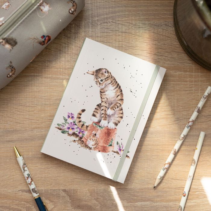 Wrendale B6 Flexi Notebook Cat