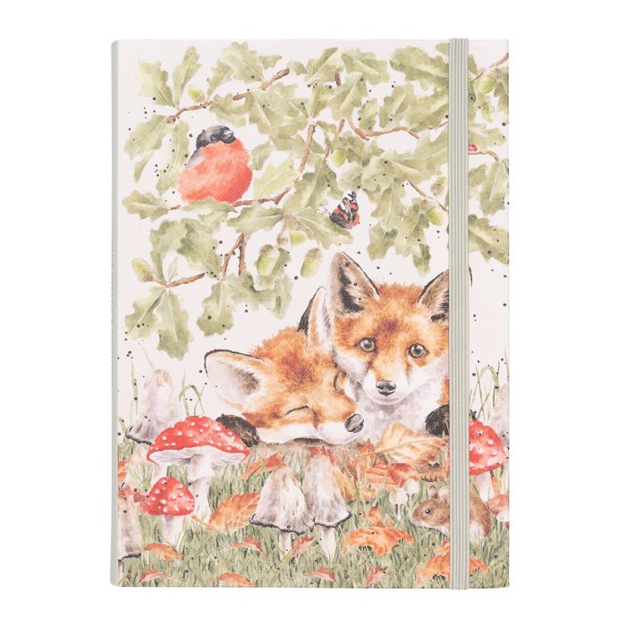 Wrendale B6 Flexi Notebook Fox