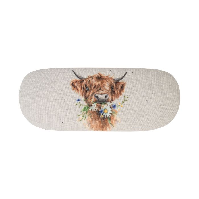 Wrendale Glasses Case Cow