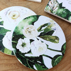 Greenhouse Flower Trio Ceramic Coaster