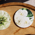 Greenhouse Rose Ceramic Coaster