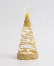 Load image into Gallery viewer, Gold Sparkle Table Top Tree