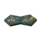 Ceramic Golf Coasters Set of 4