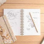 Wrendale Blank Hard Back Notebook Rabbit
