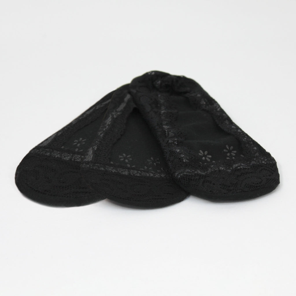 Honeydew Lace Sockettes 3pack Black