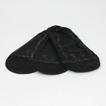 Load image into Gallery viewer, Honeydew Lace Sockettes 3pack Black