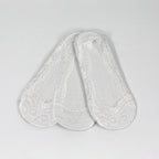 Honeydew Lace Sockettes 3pack White