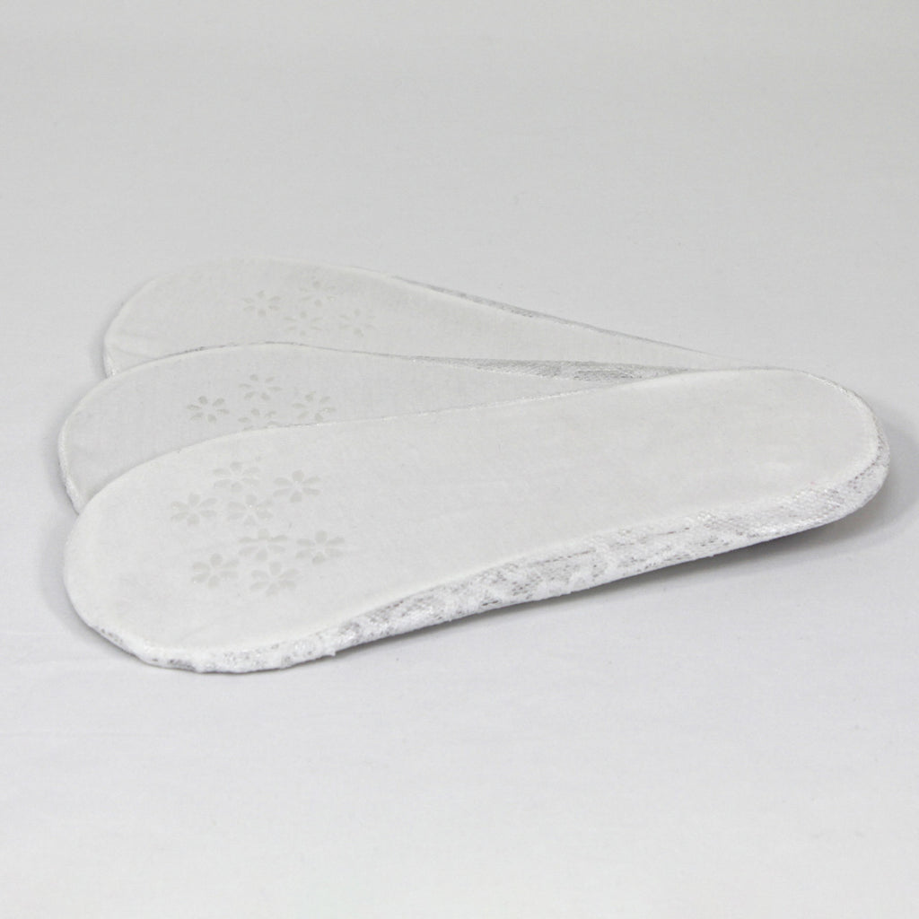 Honeydew Lace Sockettes 3pack White