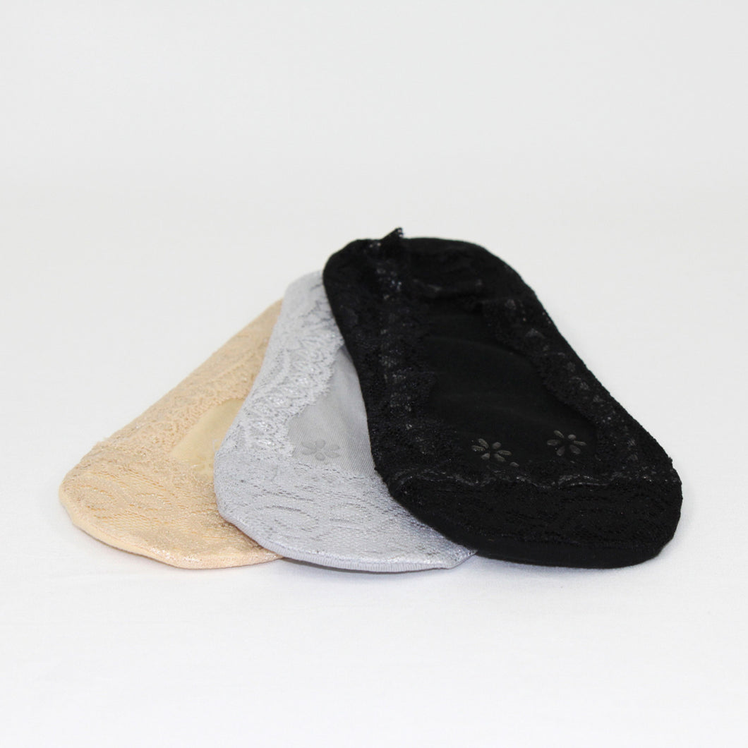 Honeydew Lace Sockettes 3pack Basic Mix