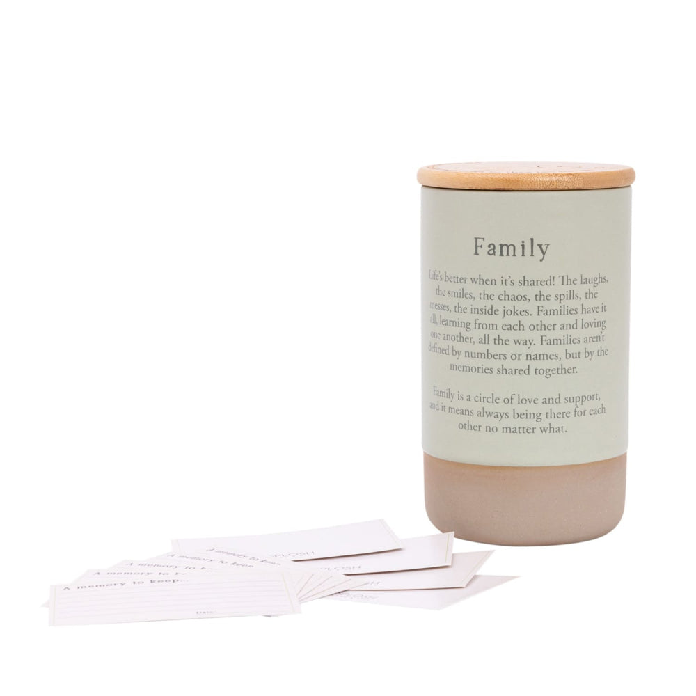 Heartfelt Jar of Family Memories