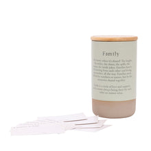 Load image into Gallery viewer, Heartfelt Jar of Family Memories