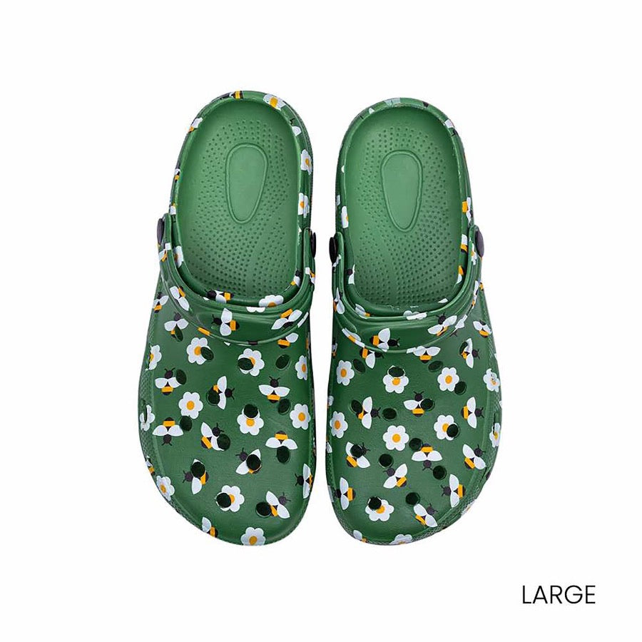 Home Grown Bee Garden Clog Large