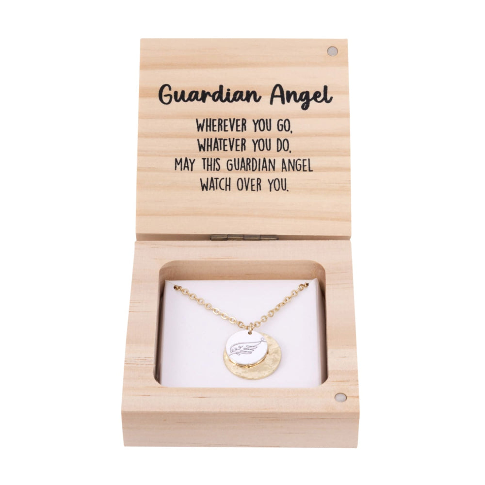 Heart & Soul Guardian Angel Necklace