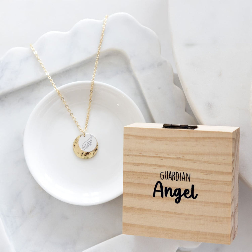 Heart & Soul Guardian Angel Necklace