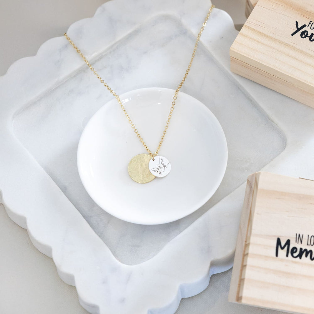 Heart & Soul in Loving Memory Necklace