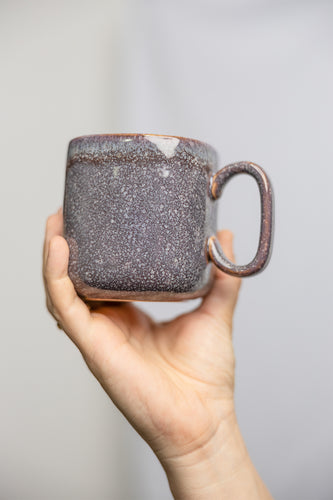 Stoneware Lavender Mug