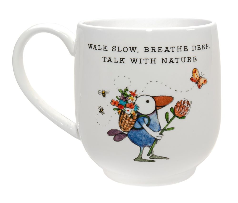 Breathe Bone China Mug