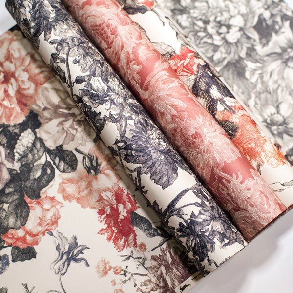 Gift & Creative Paper Book Floral Engraving