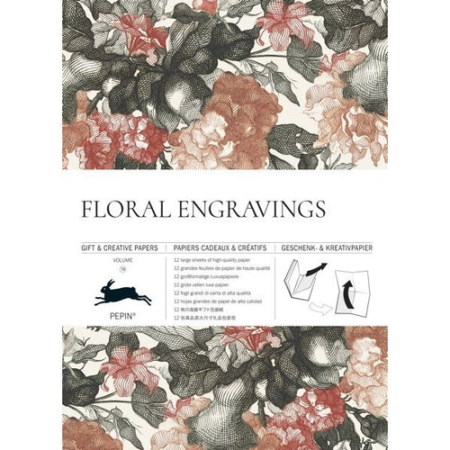 Gift & Creative Paper Book Floral Engraving