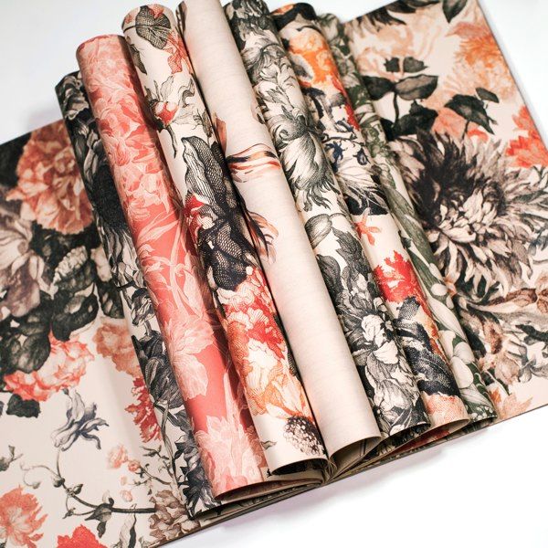 Gift & Creative Paper Book Floral Engraving