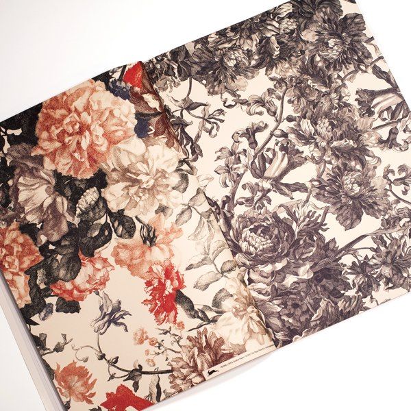 Gift & Creative Paper Book Floral Engraving