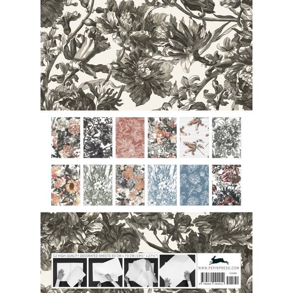 Gift & Creative Paper Book Floral Engraving