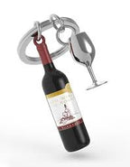 Wine Bottle Keychain