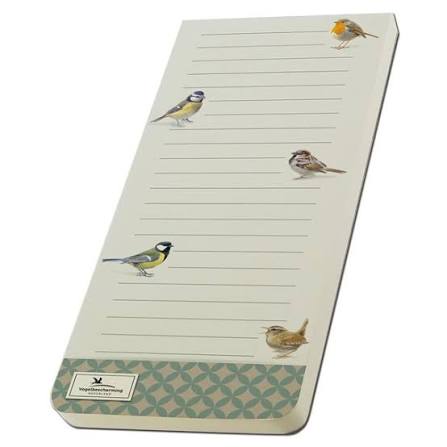 To Do Magnetic List Pad Garden Birds Elwin van der Kolk Netherlands Birds
