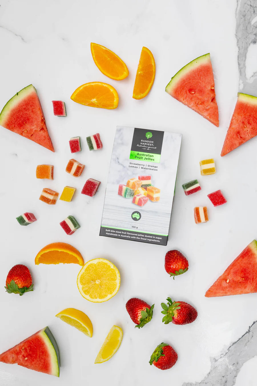 Australian Fruit Jellies 125gm