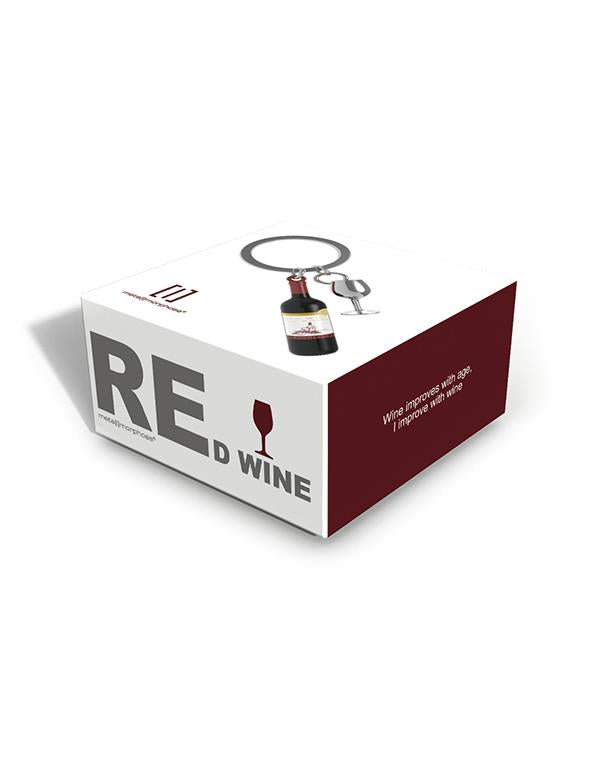 Wine Bottle Keychain