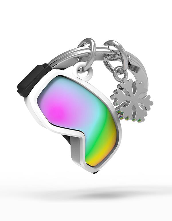 Snow Goggles Keychain