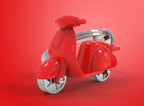 Red Scooter Keychain