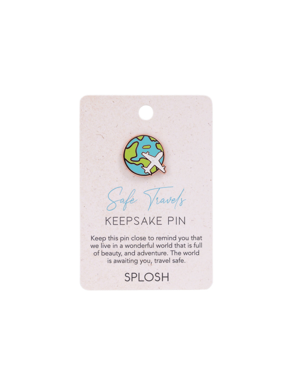 Safe Travels Keepsake Pin