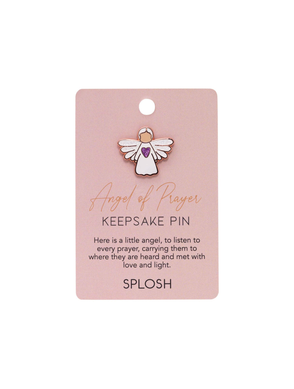 Angel of Prayer Keepsake Pin