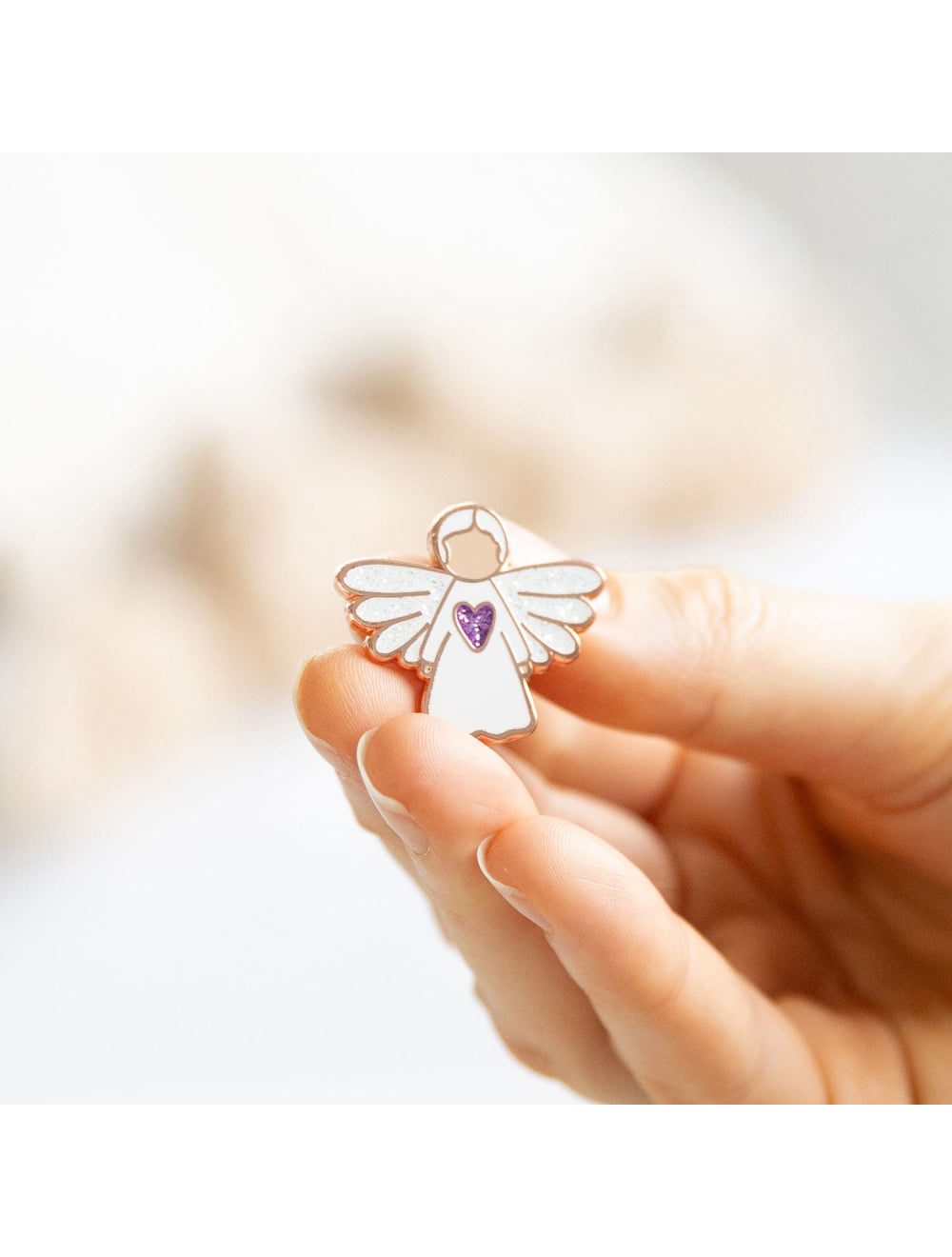 Angel of Prayer Keepsake Pin