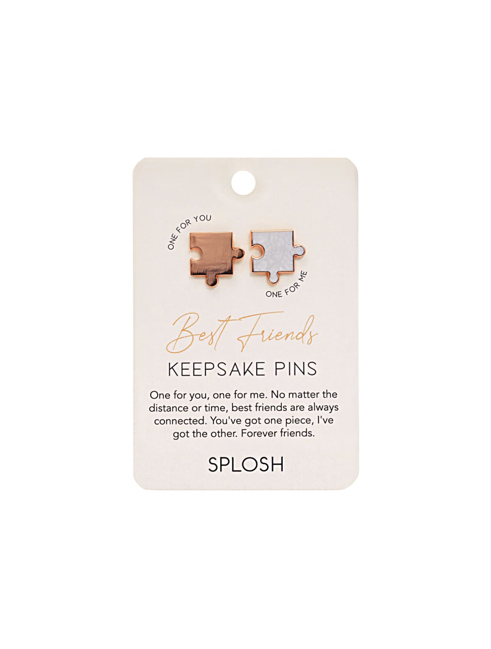 Forever Connected Best Friends Keepsake Pin