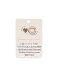 Forever Connected Heart Keepsake Pin