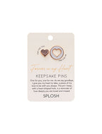Forever Connected Heart Keepsake Pin