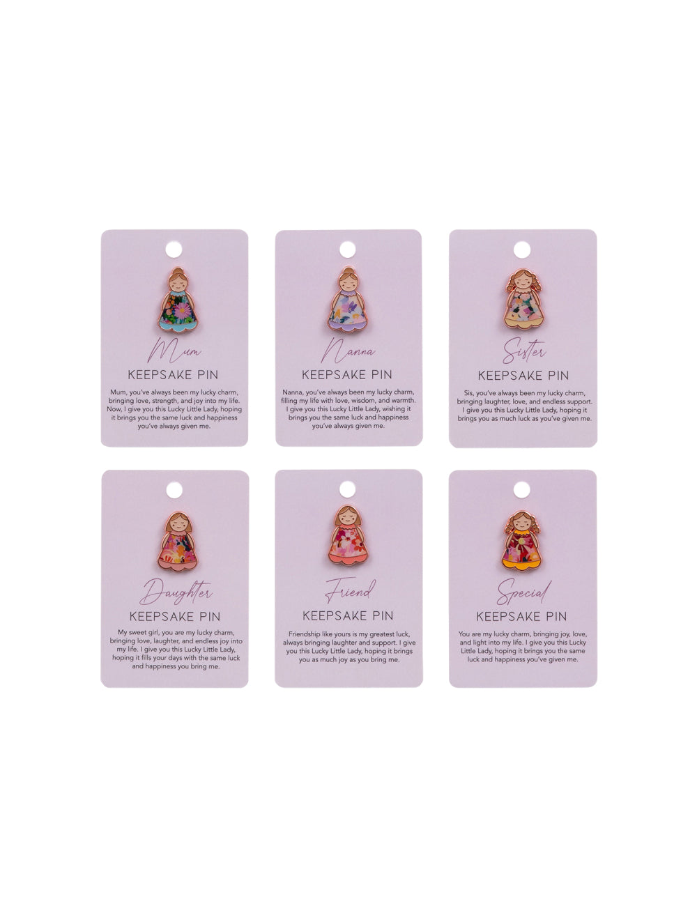 Lucky Little Ladies Nanna Pin