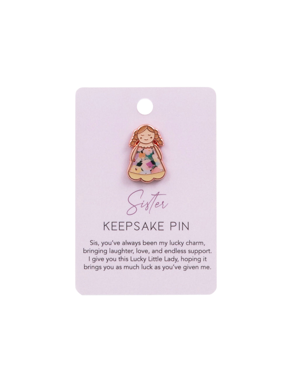 Lucky Little Ladies Sisters Pin