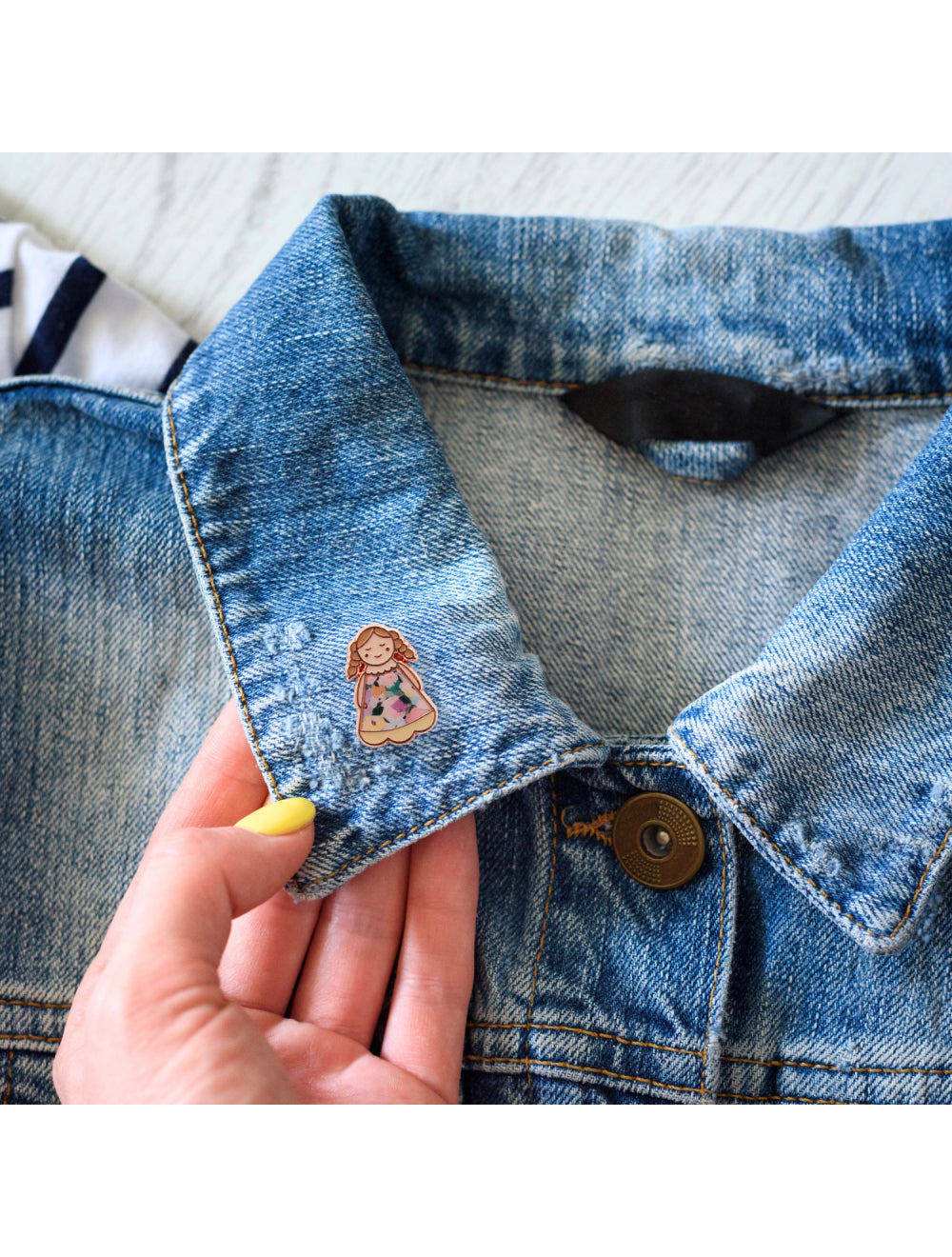 Lucky Little Ladies Sisters Pin