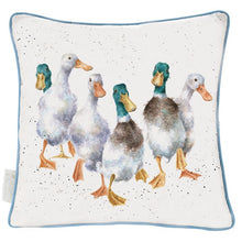 Load image into Gallery viewer, Wrendale Large Cushion Quackers