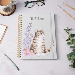 Cat A4 Spiral Notebook